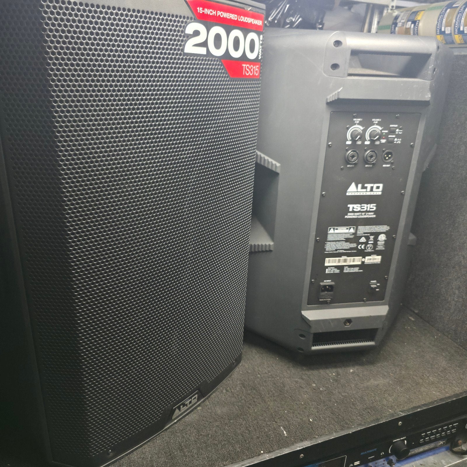 ALTO TS315 speakers 15 inch actief 2000 watt, Ophalen, Gebruikt