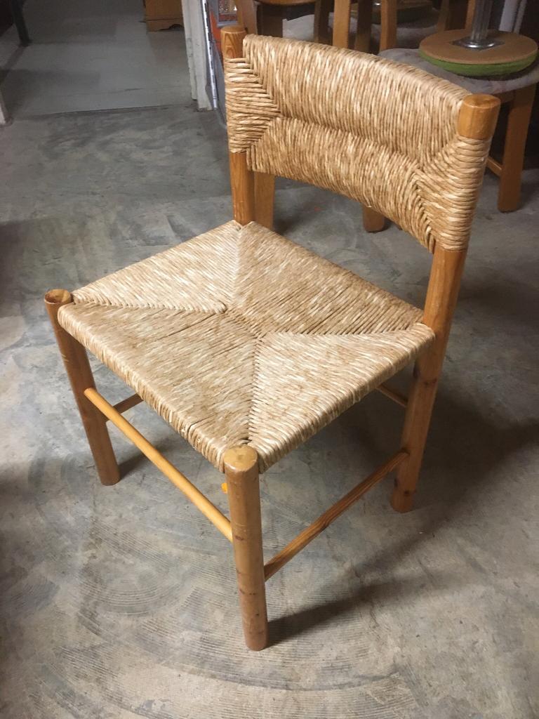 Vintage stoel.  Charlotte  Perrriand . Jaren 60/70, Ophalen of Verzenden