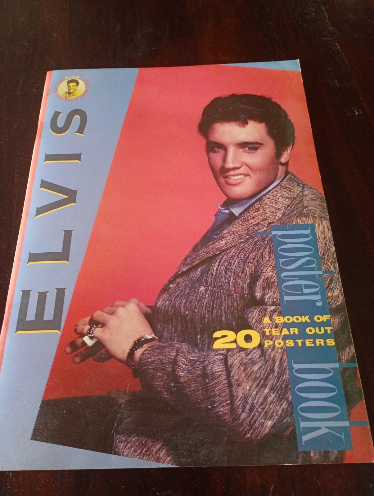 Elvis poster boek van Elvis A 3 formaat, Verzamelen, Ophalen, Gebruikt, A1 t/m A3, Rechthoekig Liggend