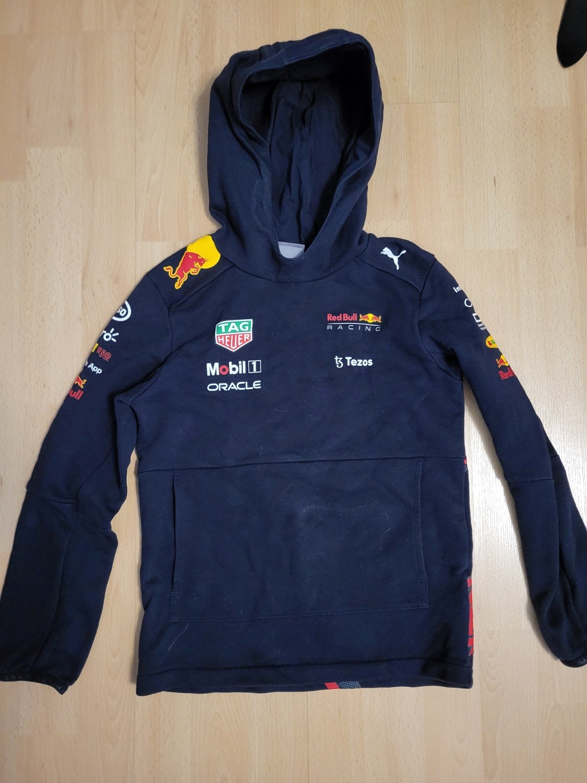 Max Verstappen trui red Bull racing maat 140 merk puma, Gebruikt, Jongen of Meisje, Trui of Vest, Puma