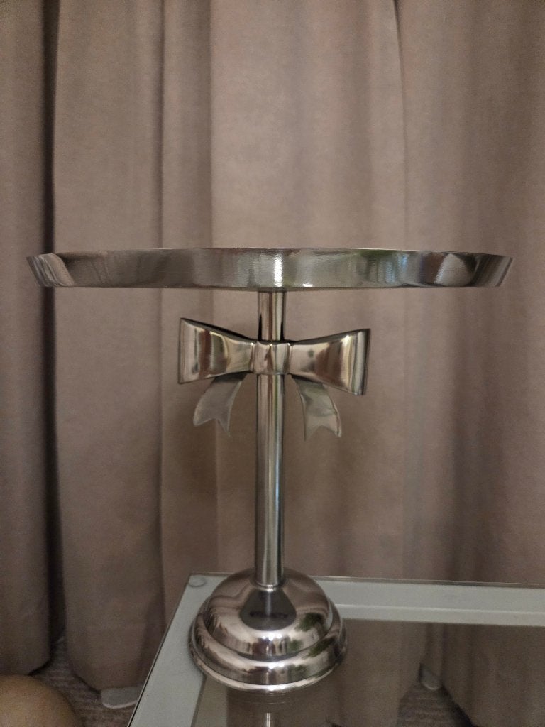 Bow Cake Stand L Riviéra Maison, Overige typen, Ophalen of Verzenden, Zo goed als nieuw, Metaal