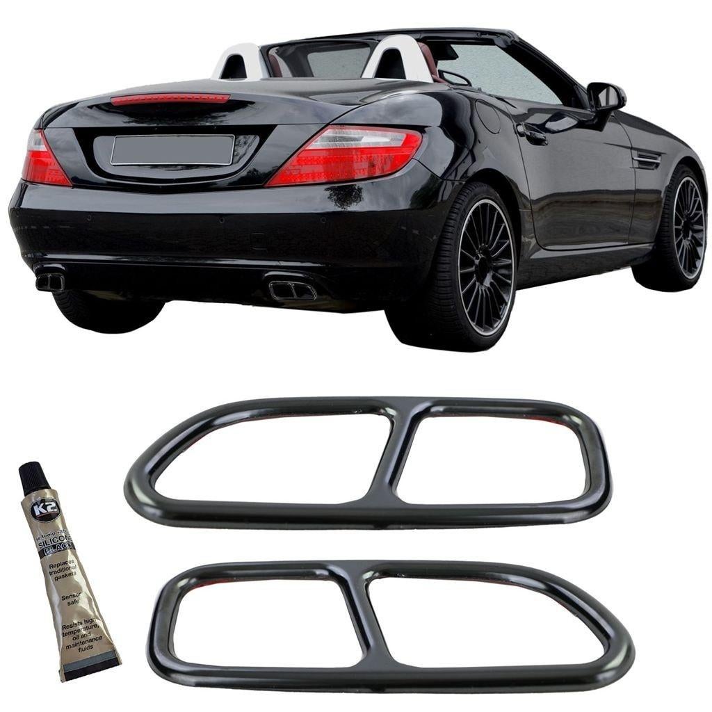 Uitlaatsierstuk Voor Mercedes SLK R171 Zwart