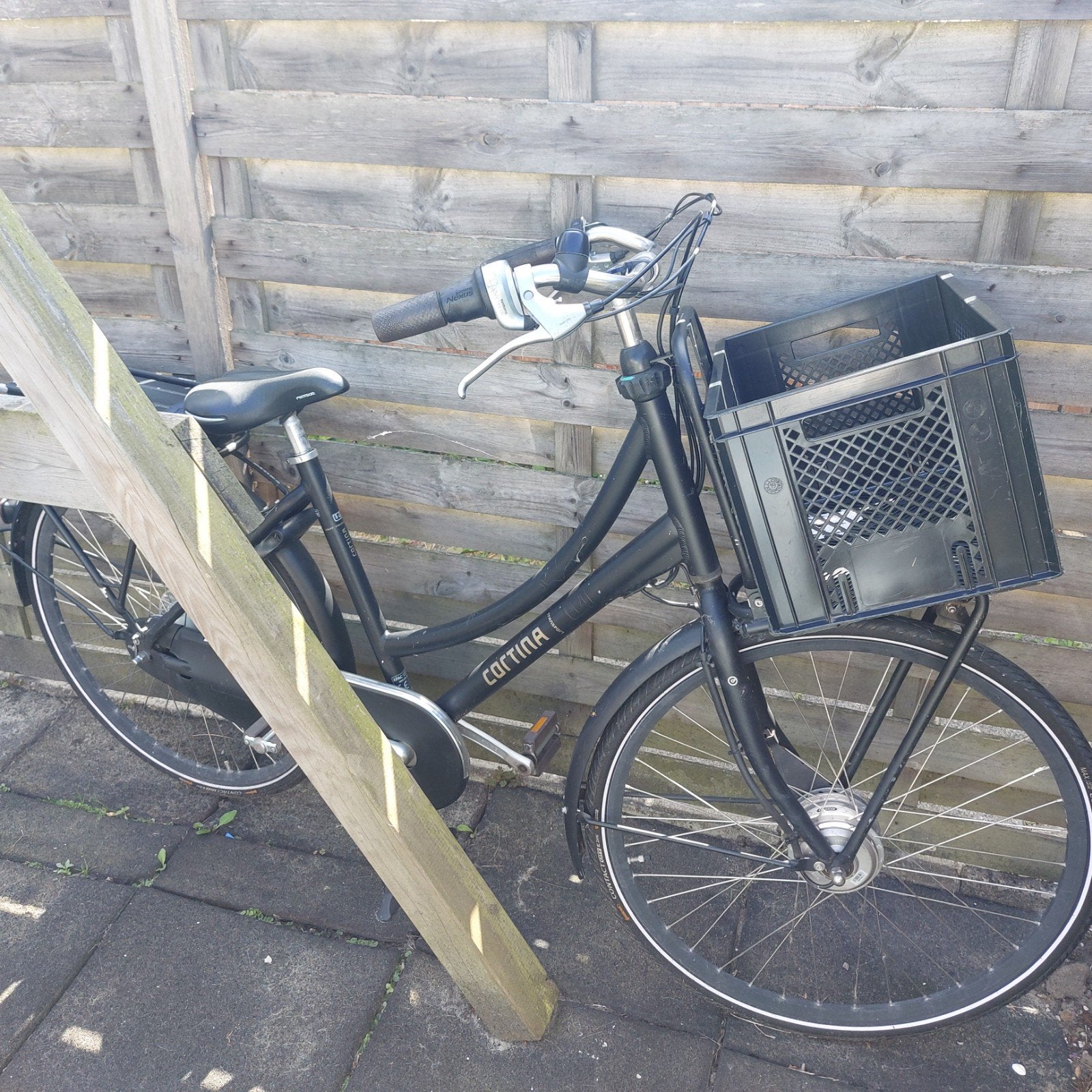 Electrische Cortina transport u4 accu moet vervangen, Ophalen, Gebruikt, Cortina U4 transportfiets, 47 tot 50 cm