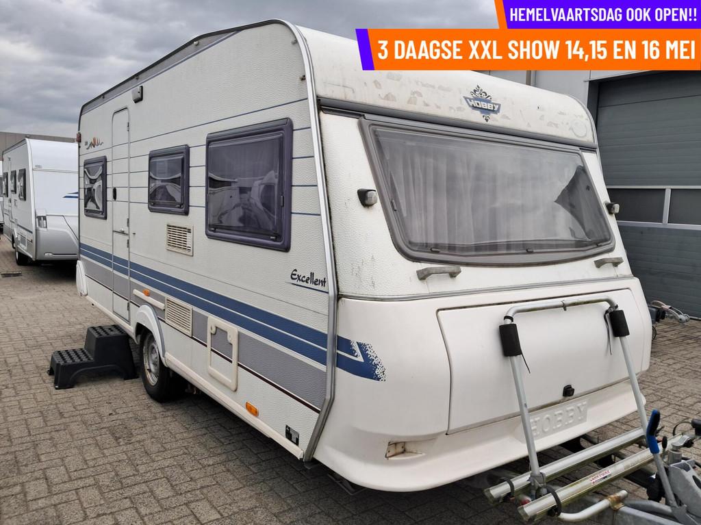 Hobby - HEMELVAART OPEN! RUIM 200 CARAVANS OP VOORRAAD, Caravans en Kamperen, Rondzit, Hobby, Bedrijf, 6 tot 7 meter