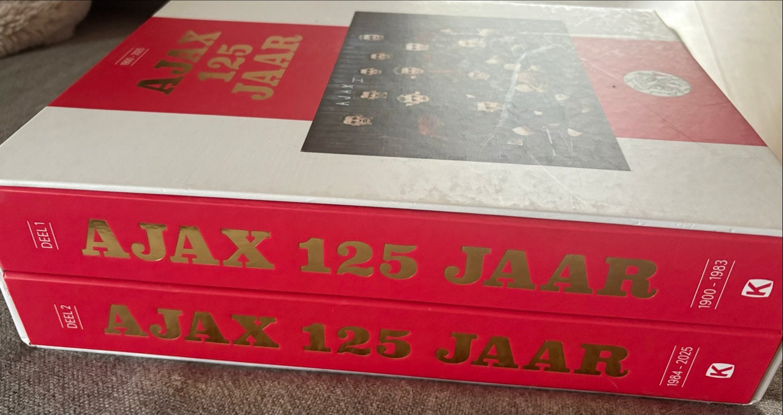 Ajax 125 Jaar Boekenset, Ophalen, Zo goed als nieuw, Overige sporten