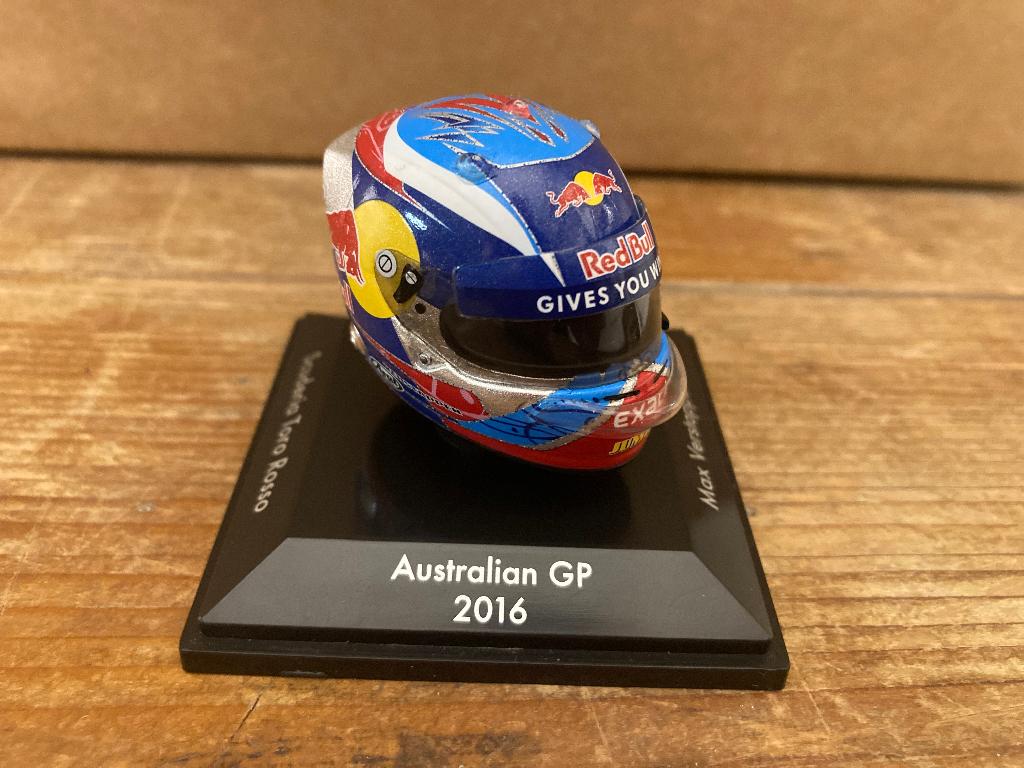 ✅ Max Verstappen 1:8 Helm Australian GP 2016 Red Bull RB12, Ophalen of Verzenden, Nieuw, Formule 1