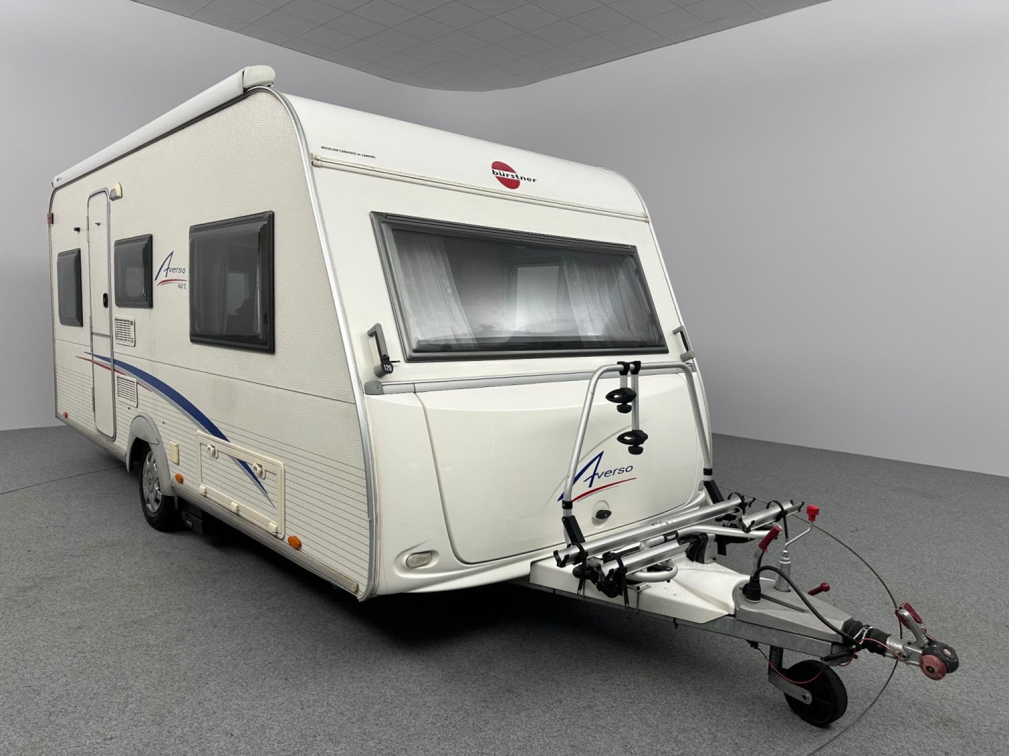 Bürstner Averso 460 TL Mover Cassetteluifel Fietsendrager, Caravans en Kamperen, Hordeur, Rondzit, Bedrijf, Bürstner
