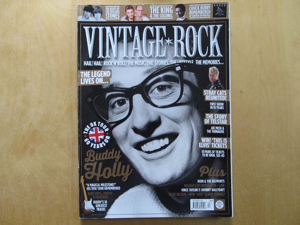 Vintage Rock #34 Buddy Holly Rolling Stones Rick Nelson Dion, Ophalen of Verzenden, 1980 tot heden, Buitenland, Tijdschrift