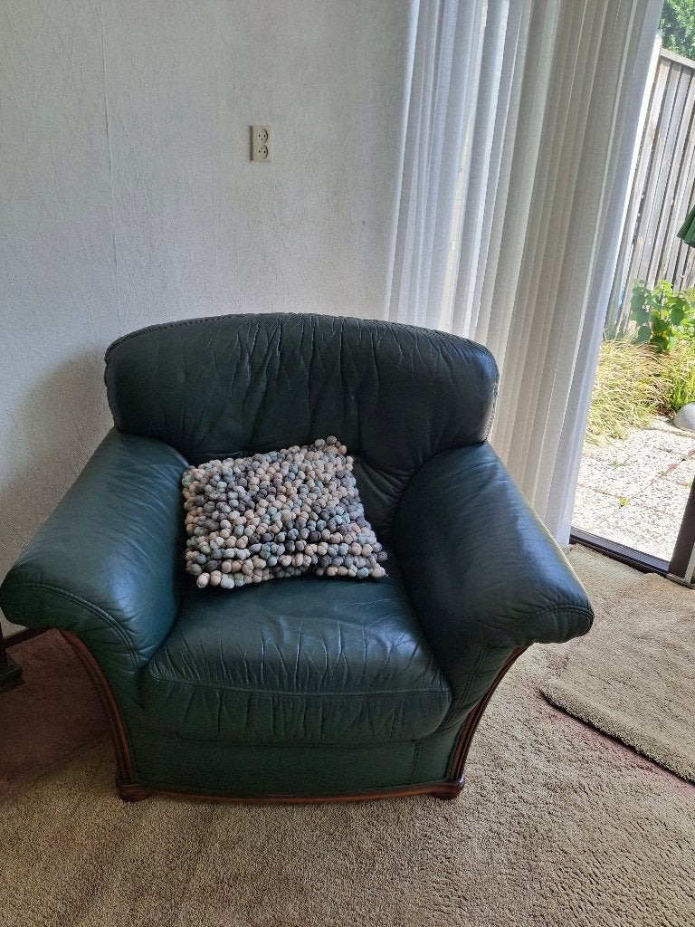 Bankstel, Huis en Inrichting, Banken | Bankstellen, Ophalen, Gebruikt, Minder dan 75 cm, Driepersoons