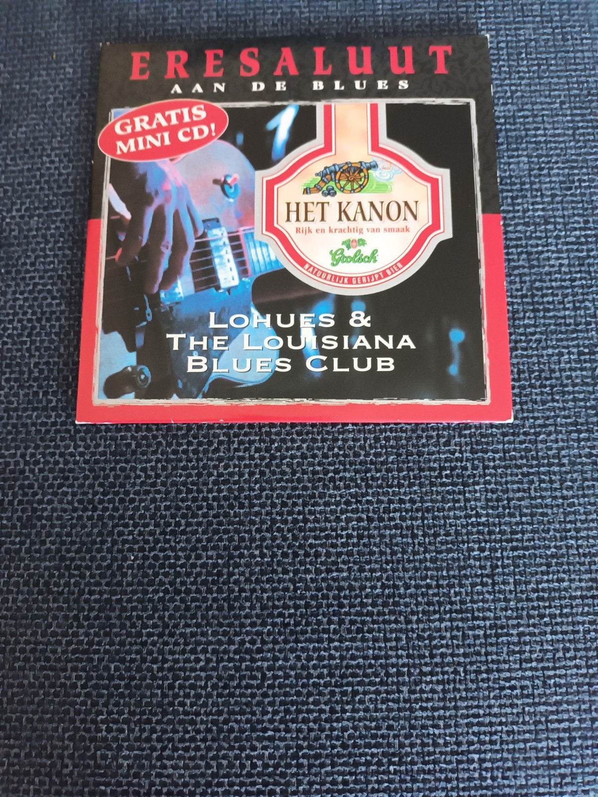 ERESALUUT AAN DE BLUES -  HET KANON . Grolsch ( bier, Cd's en Dvd's, Ophalen of Verzenden