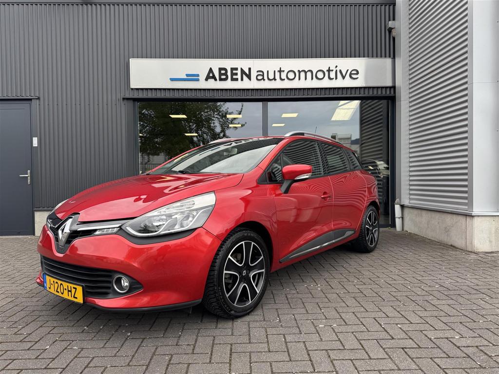Renault Clio Estate TCE 90PK Dynamique (TREKHAAK|4-SEIZ|DEAL, Zwart, 540 kg, Handgeschakeld, 90 pk