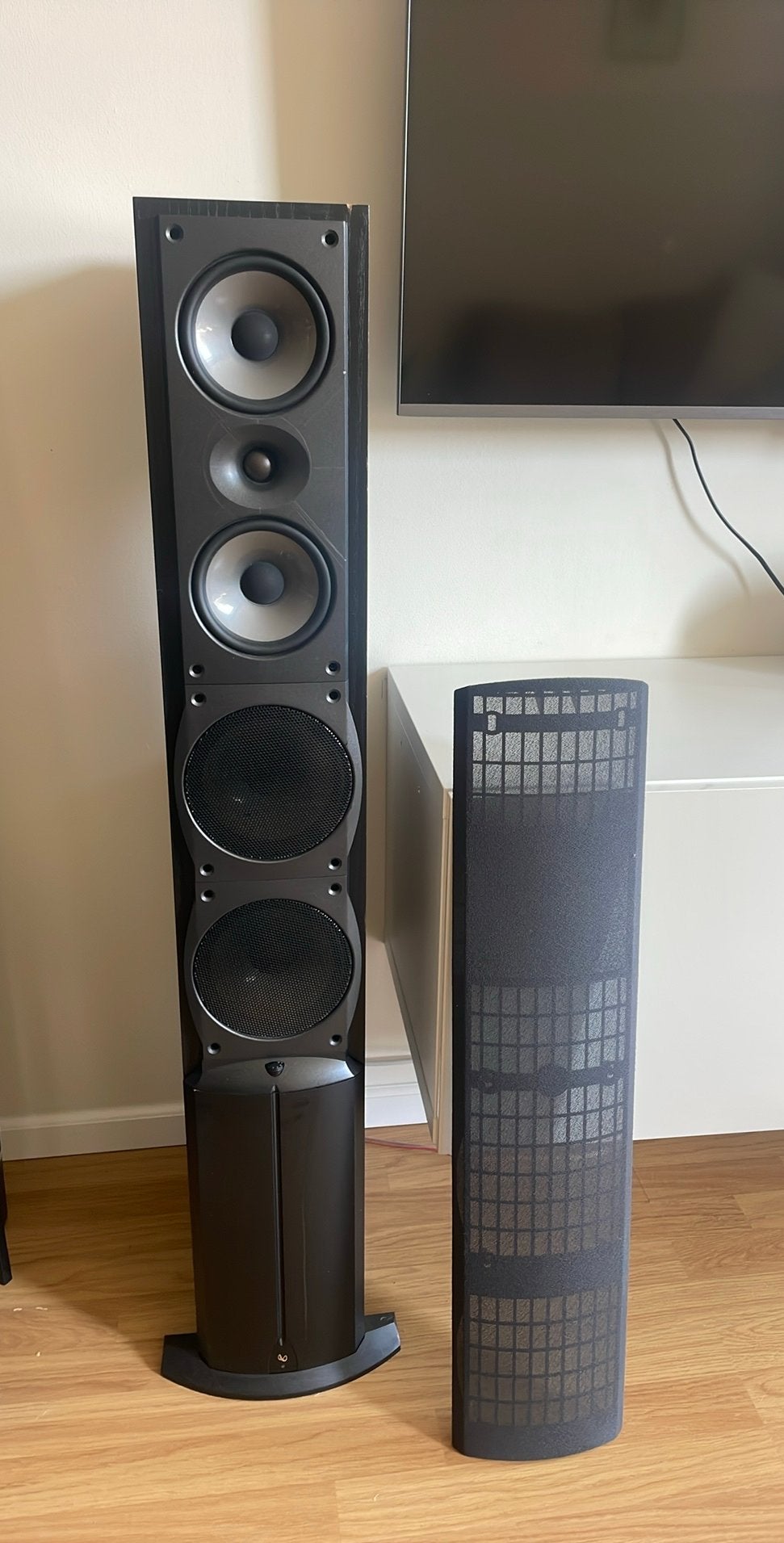 Infinity speakers (2stuks) Overture 3, Ophalen, Gebruikt, Stereo speakers