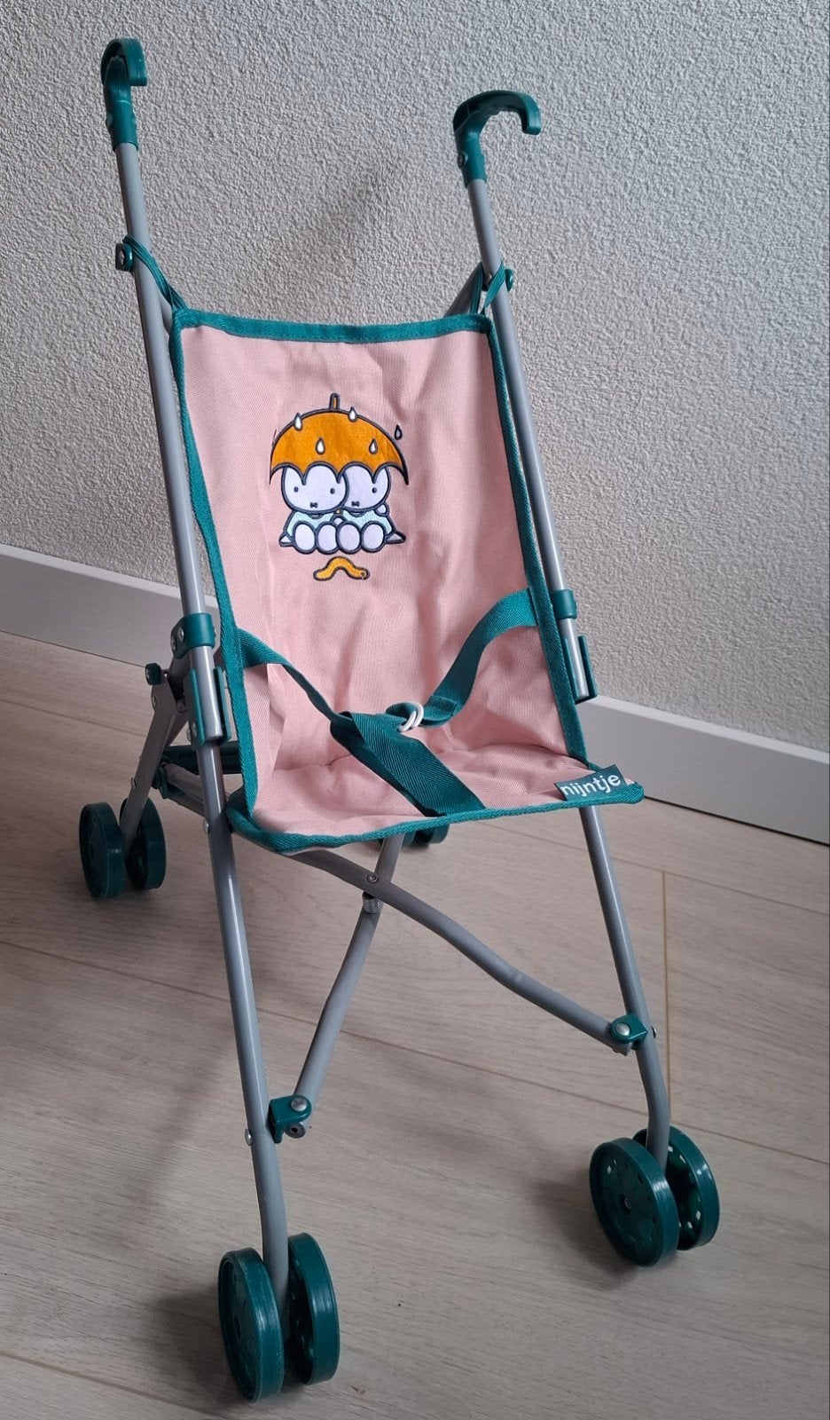 Nijntje poppenbuggy - Roze/Groen, Ophalen of Verzenden, Zo goed als nieuw, Kinderwagen, Overige merken