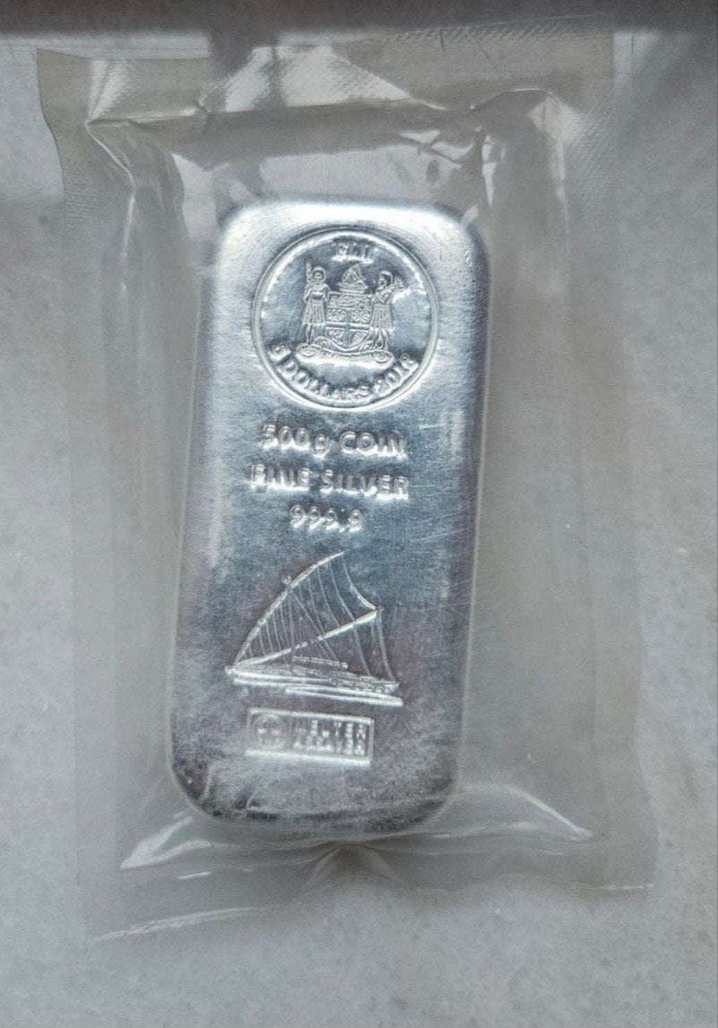 500 gram muntbaar 999, Ophalen of Verzenden, Zilver
