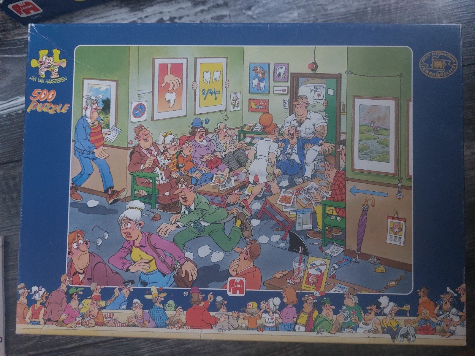 Jan van Haasteren 500 stukjes - Tandartsbezoek, Ophalen of Verzenden, Minder dan 500 stukjes, Gebruikt, Legpuzzel