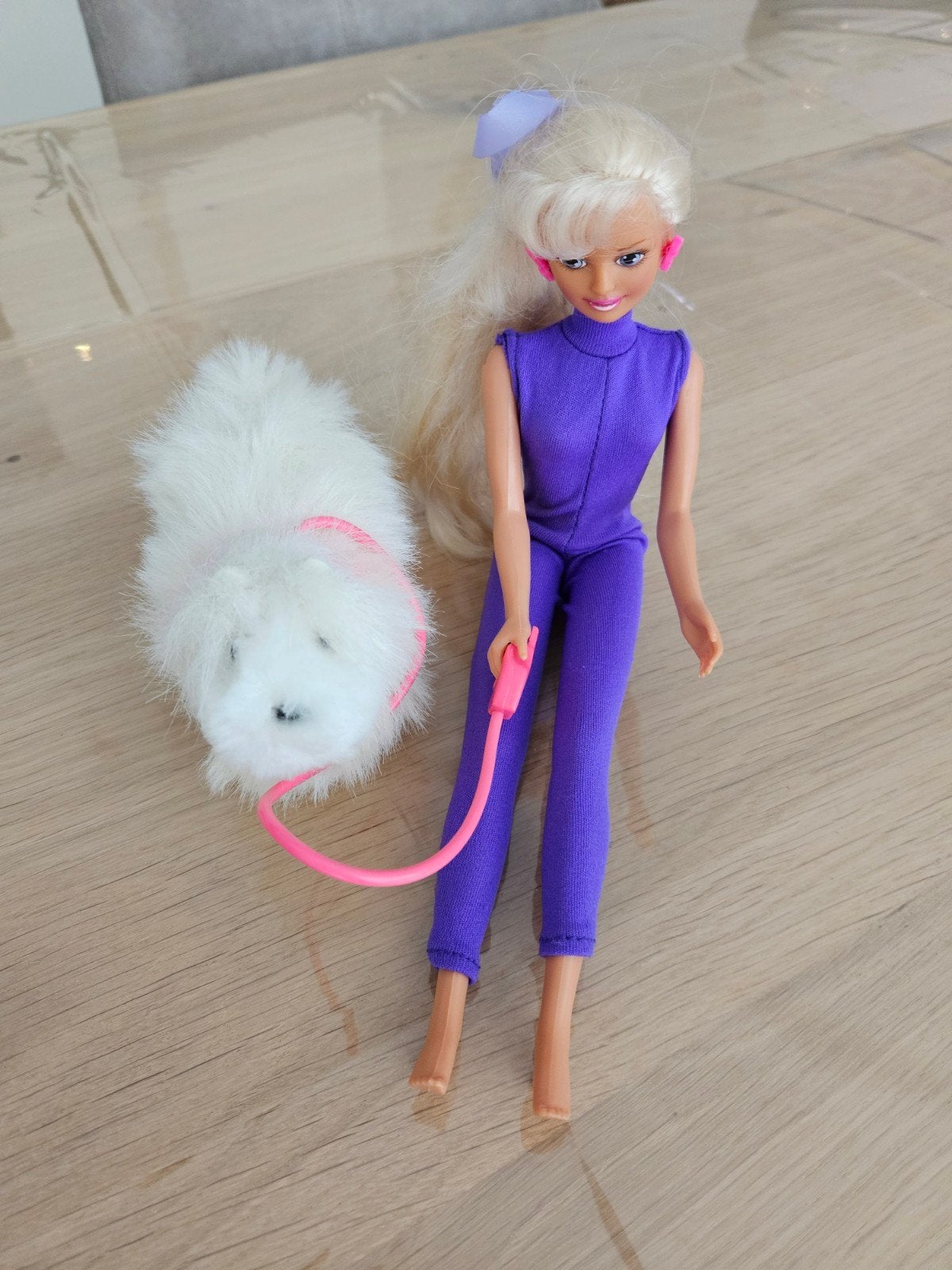 Vitage Barbie met loophondje, Ophalen of Verzenden, Zo goed als nieuw, Barbie