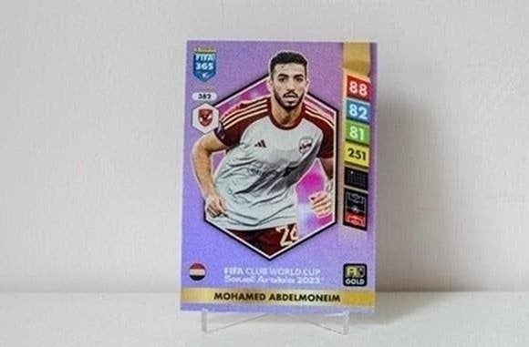 Fifa 365 Panini Trading Card Mohamed Abdelmoneim, Ophalen of Verzenden, Zo goed als nieuw, Losse kaart