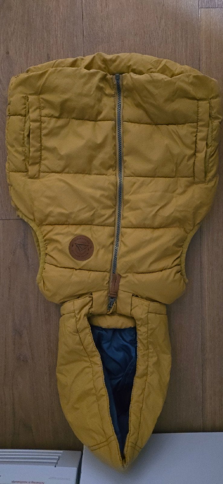 H&M Bodywarmer Oker Geel Maat 122-128 Zo Goed Als Nieuw, Jongen of Meisje, H&M, Ophalen of Verzenden, Zo goed als nieuw