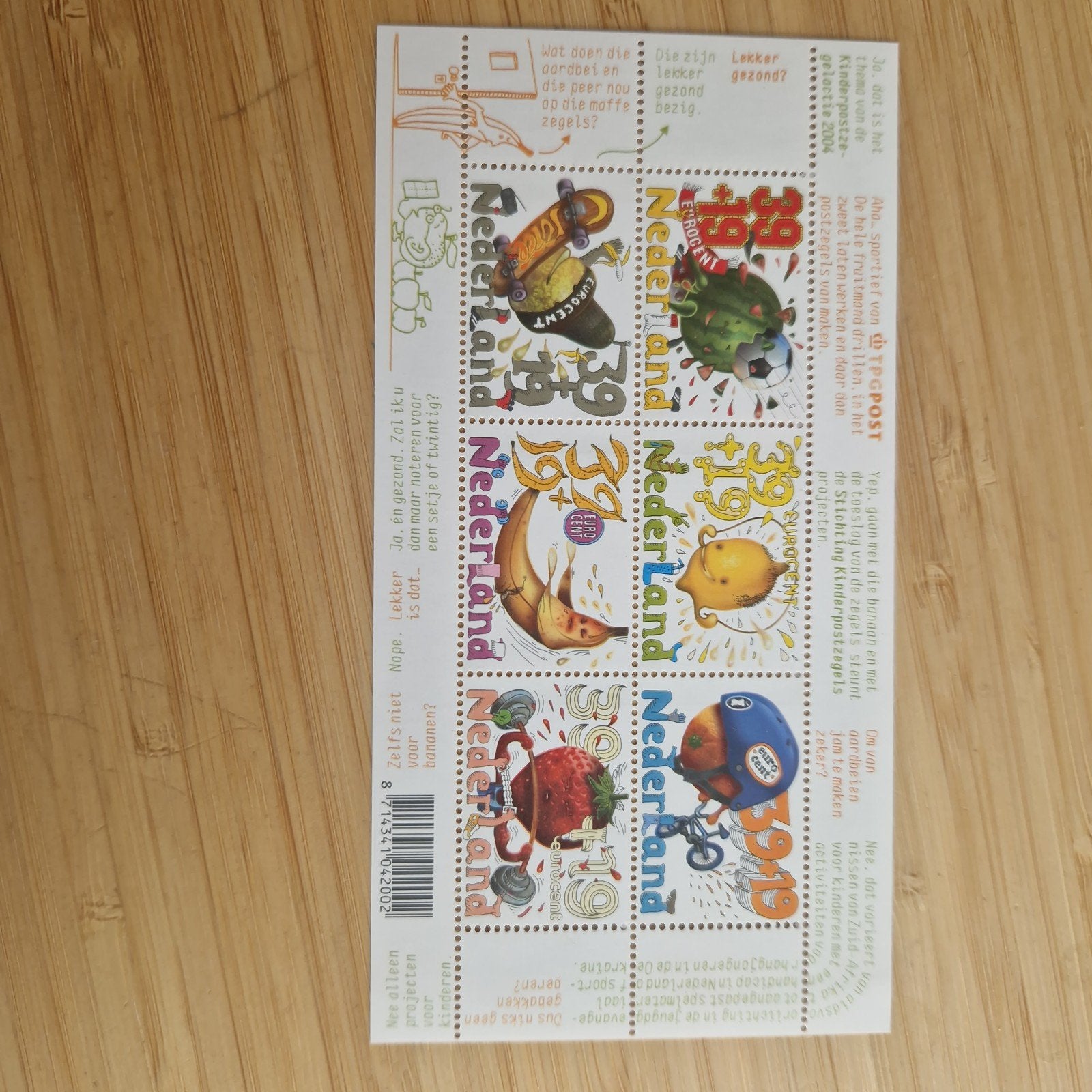 postfrisse kinderpostzegels 2004, Postzegels en Munten, Ophalen of Verzenden