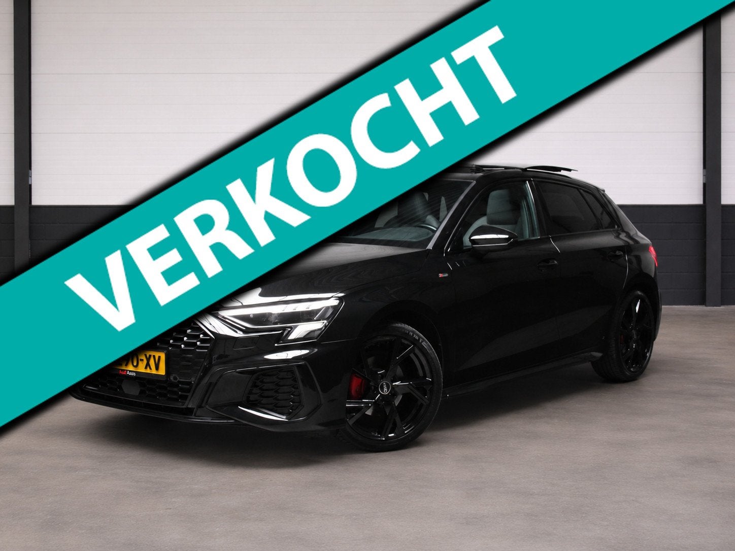 Audi A3 Sportback 35 TFSI S Line l Pano Carplay Black Optik, Auto's, 4 cilinders, Zwart, Origineel Nederlands, Bedrijf