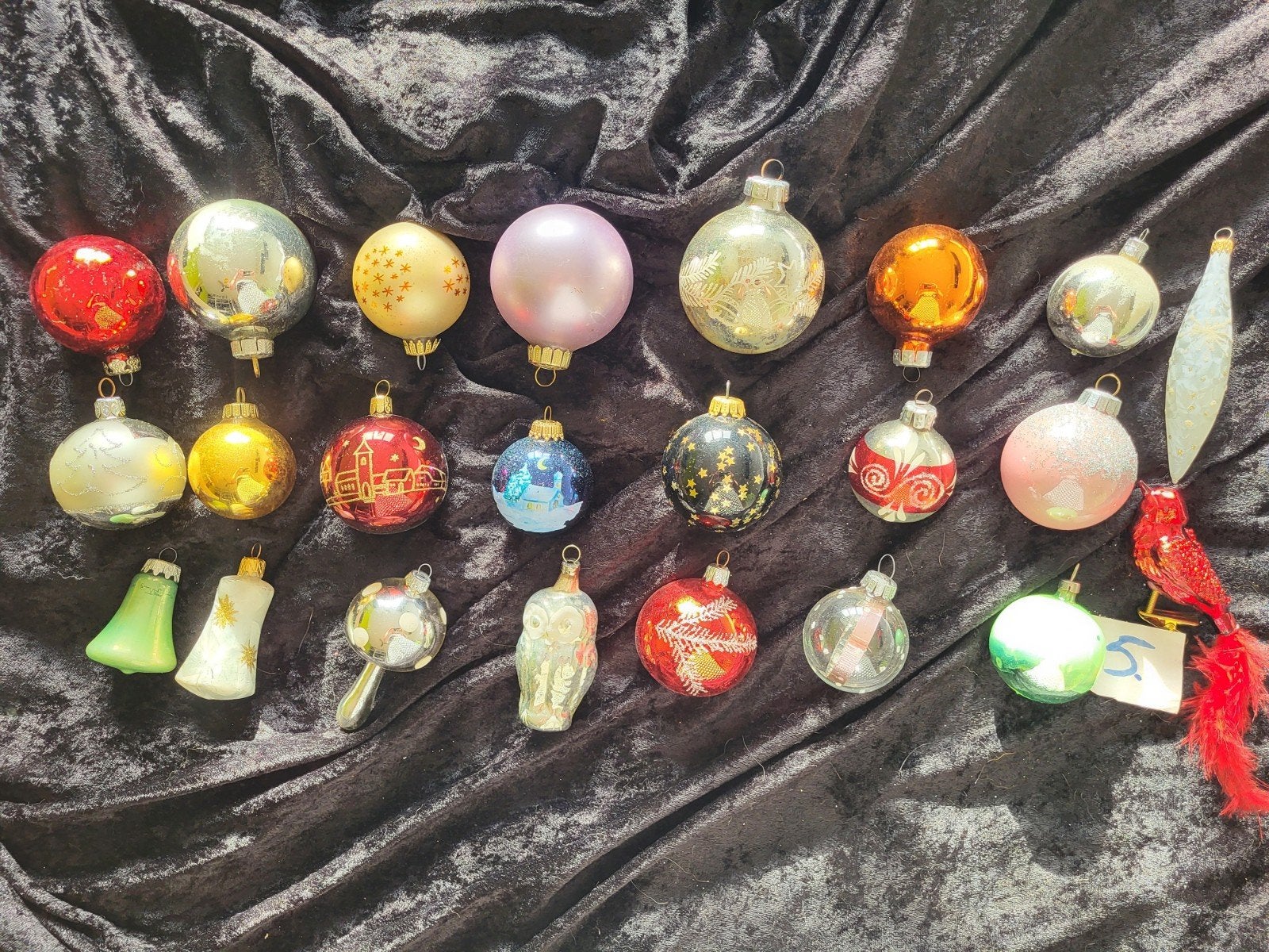 23x oude retro kerstballen (5), Diversen, Ophalen of Verzenden