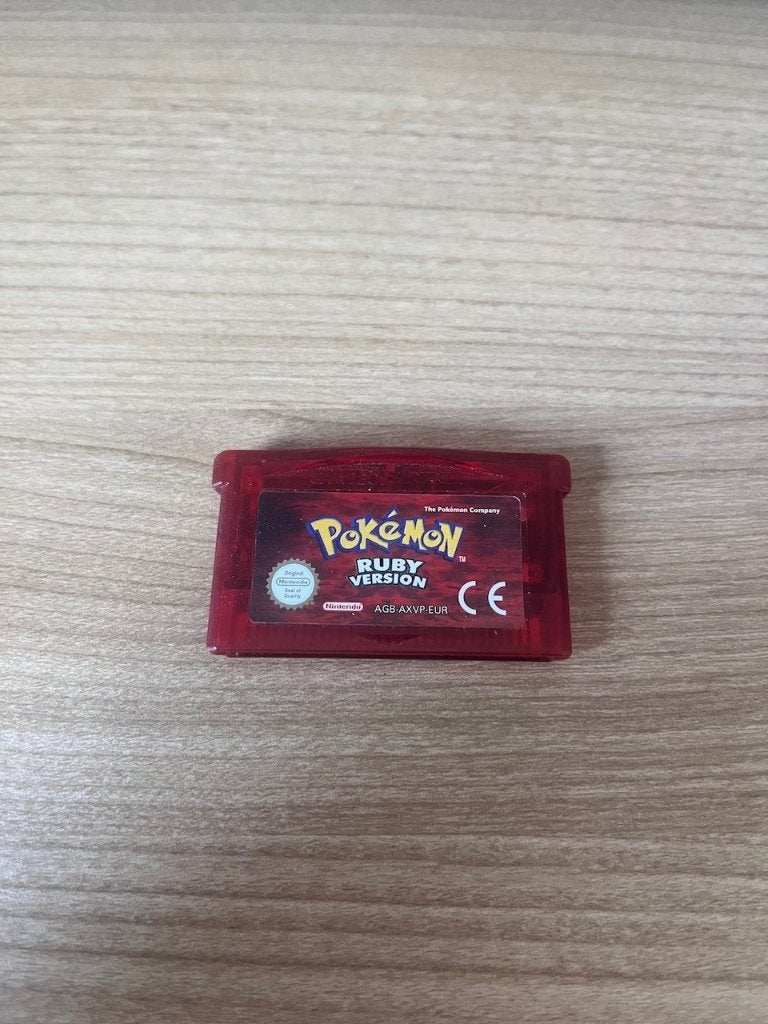 Pokémon Ruby Game Boy Advance cartridge - Zeer goede staat, 1 speler, Ophalen of Verzenden, Zo goed als nieuw, Role Playing Game (Rpg)