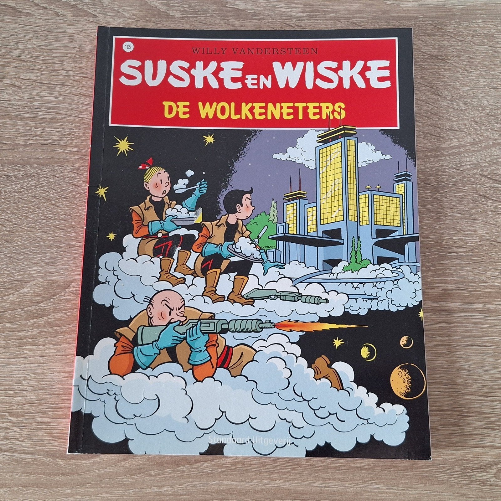 Suske en Wiske 109 - De Wolkeneters, Eén stripboek, Ophalen of Verzenden, Zo goed als nieuw, Willy Vandersteen