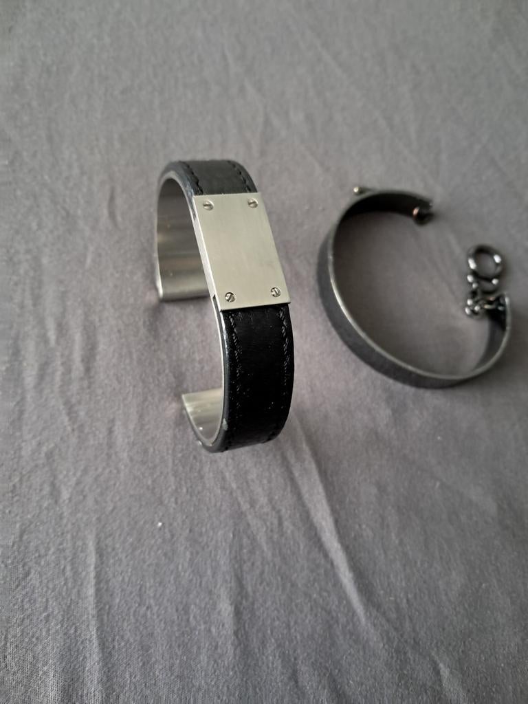 DXMAN by DYRBERG/KERN Armbanden (2 stuks), Sieraden, Tassen en Uiterlijk, Armbanden, Ophalen of Verzenden, Zo goed als nieuw, Zwart