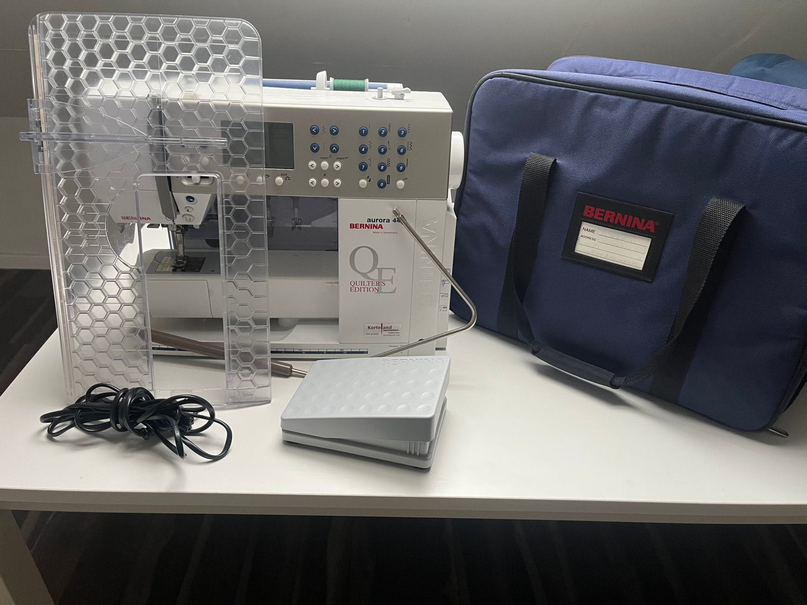 Bernina Aurora 440 Quilters Edition, Ophalen of Verzenden, Zo goed als nieuw, Naaimachine, Bernina