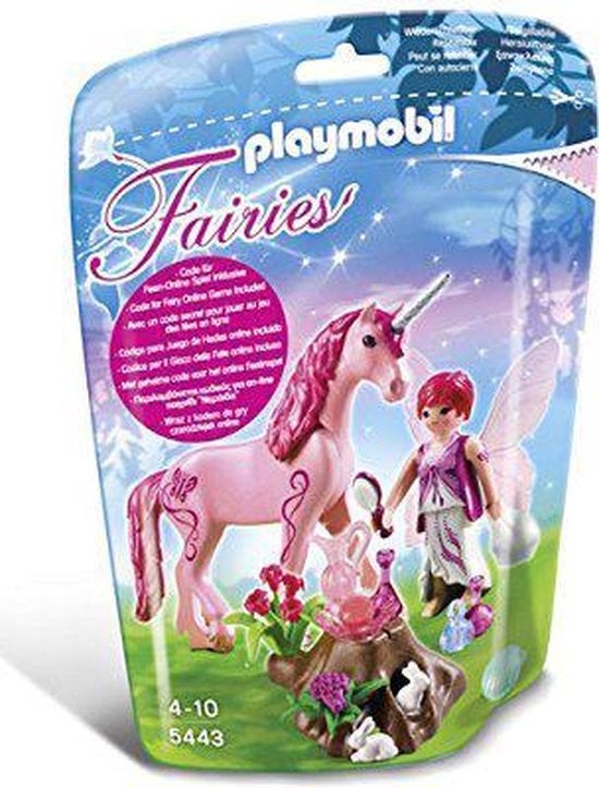 Playmobil Fairies Eenhoorn met Fee (5443), Gebruikt, Complete set, Fantasy, Ophalen of Verzenden