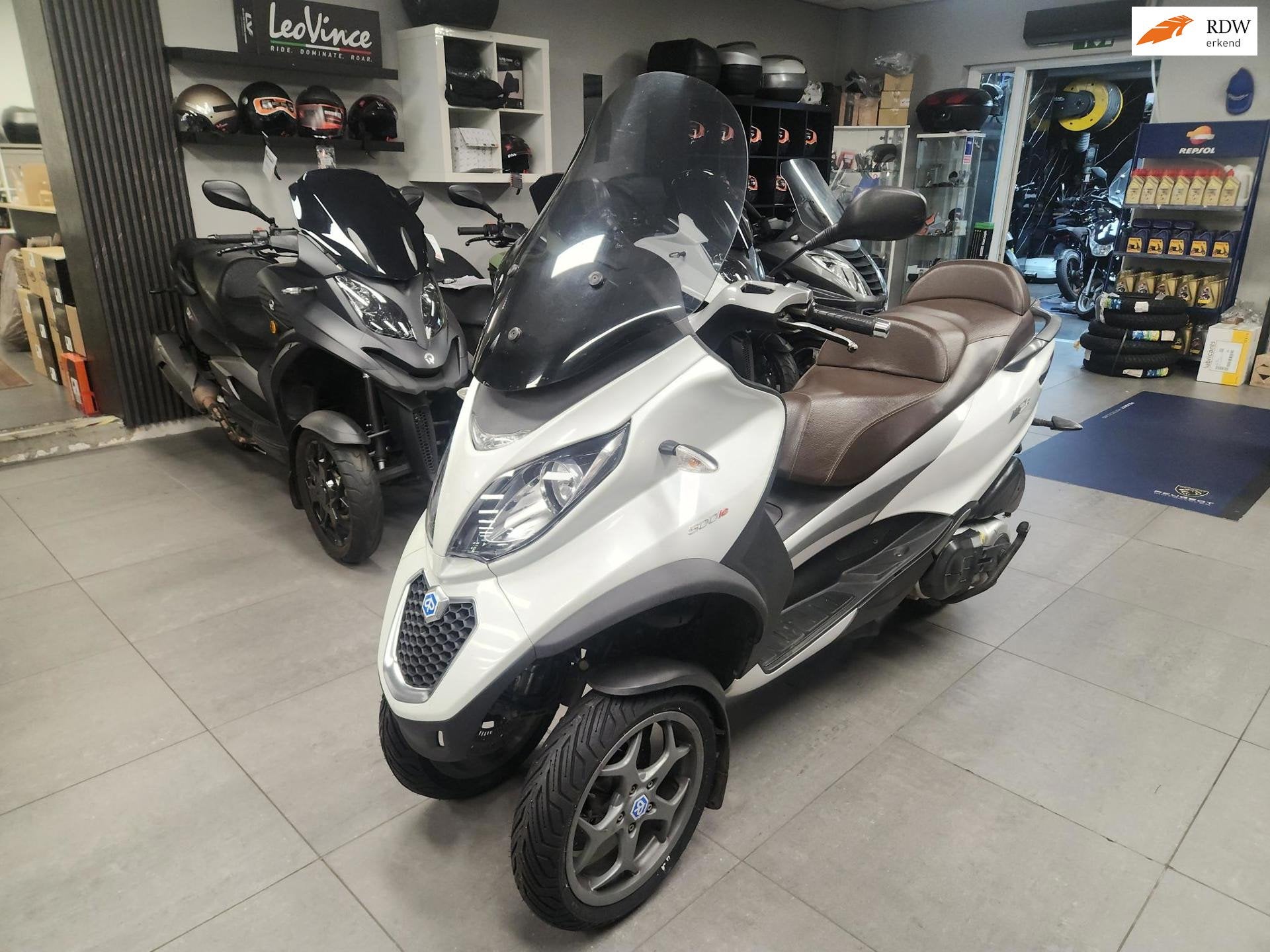 Piaggio MP3 500 ABS ASR BUSINESS RIJKLAAR, Bedrijf, Gebruikt, Overig