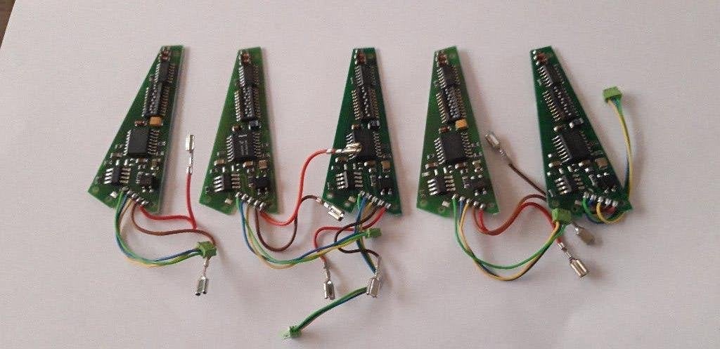 5x Marklin Wissel decoder 74460, Ophalen of Verzenden, Zo goed als nieuw, Märklin, Transformator of Voeding
