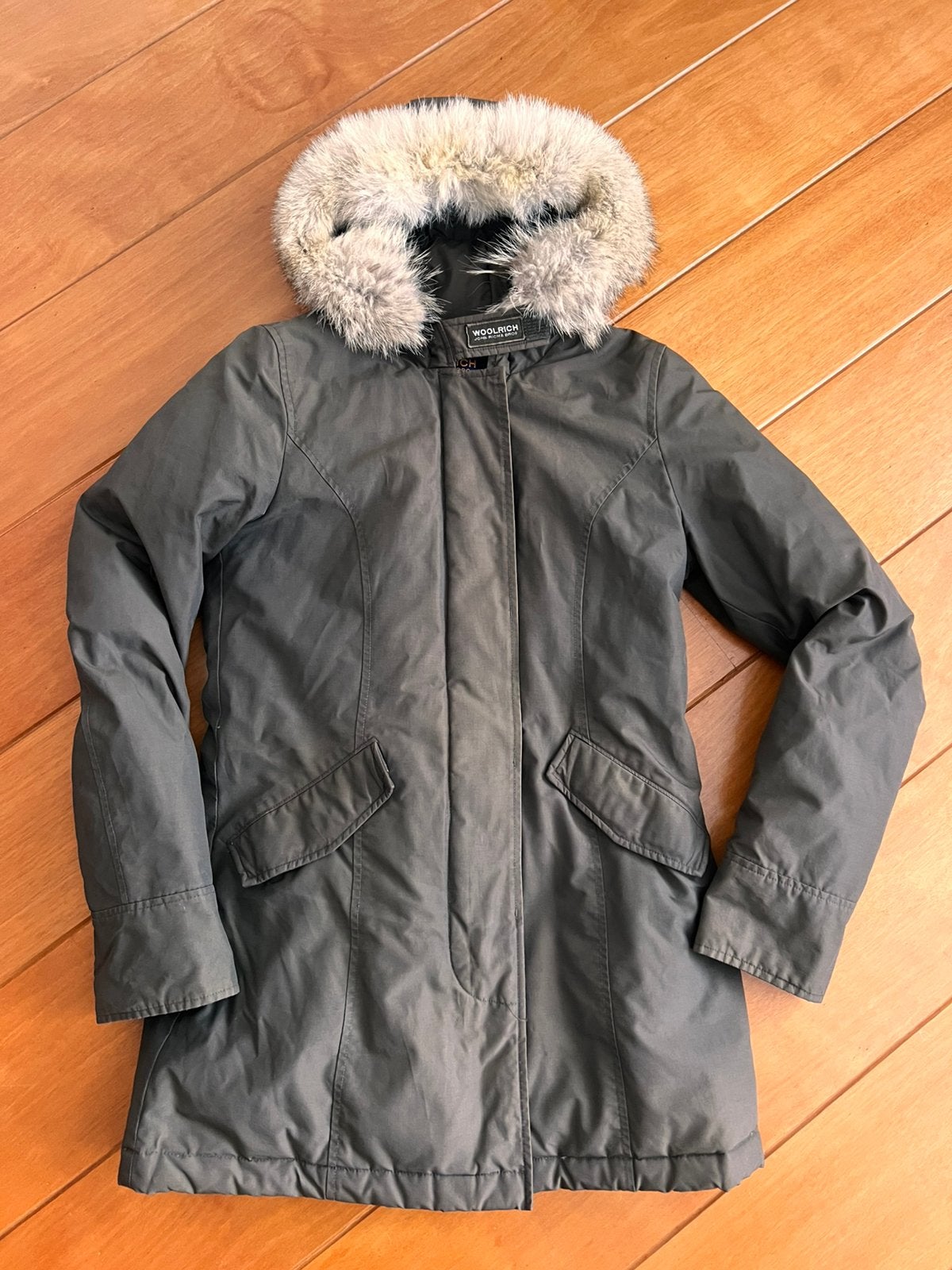 Damesjas van Woolrich in maat S, Ophalen of Verzenden, Zo goed als nieuw, Maat 36 (S), Groen