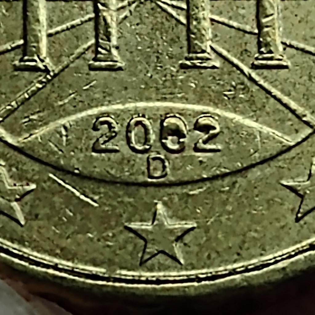 Lichte misslag 10 Eurocent, Ophalen of Verzenden, Duitsland, 10 cent, Losse munt