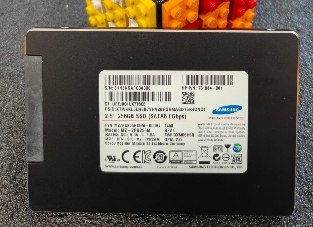 Samsung HP 840 Pro MZ-7PD256M 256GB SSD, Computers en Software, Intern, 256GB, Ophalen of Verzenden, Zo goed als nieuw