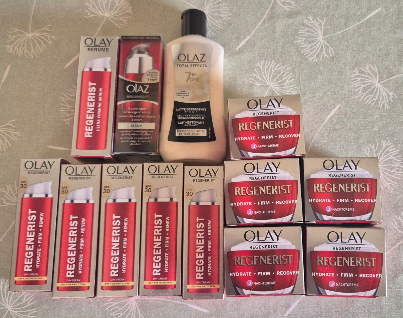 Groot pakket Olay/Olaz Regenerist & Total Effects producten, Ophalen of Verzenden, Nieuw, Gehele gezicht, Verzorging