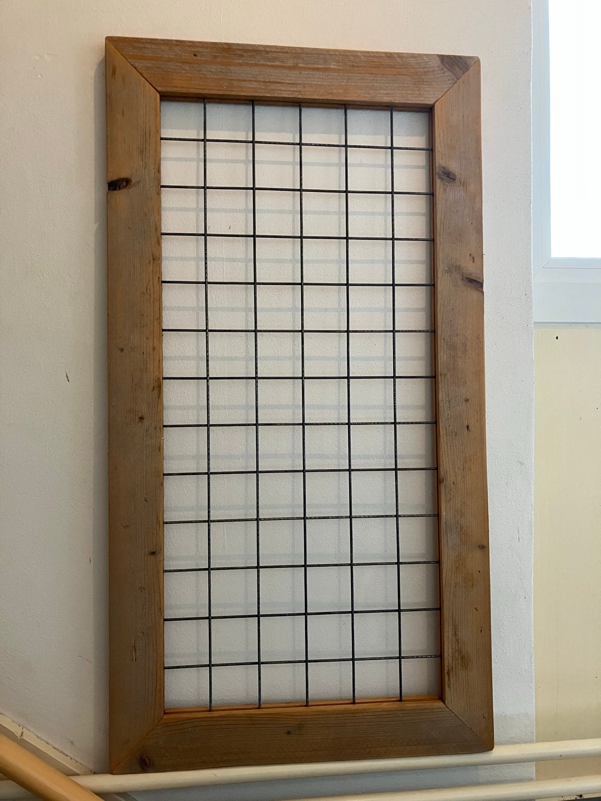 Decoratie rek van hout en metaal (Ophalen), Huis en Inrichting, Ophalen, Hout, Gebruikt, Landelijk