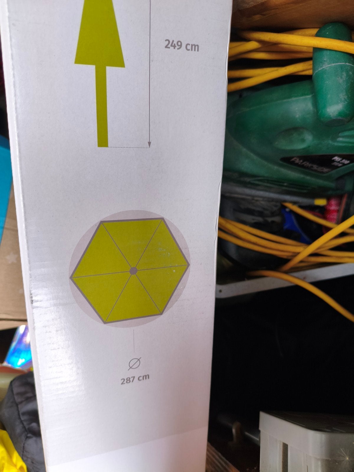 Nieuwe Hespéride parasol zonder doek - Ø3M, Ophalen, Nieuw