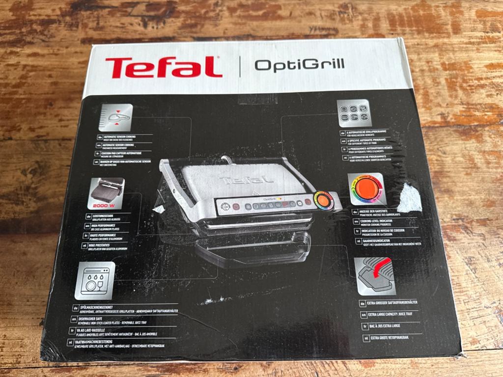 Tefal Optigrill GC705D - Contactgrill - 2000 W, Witgoed en Apparatuur, Contactgrills, -, -, Ophalen of Verzenden, Zo goed als nieuw