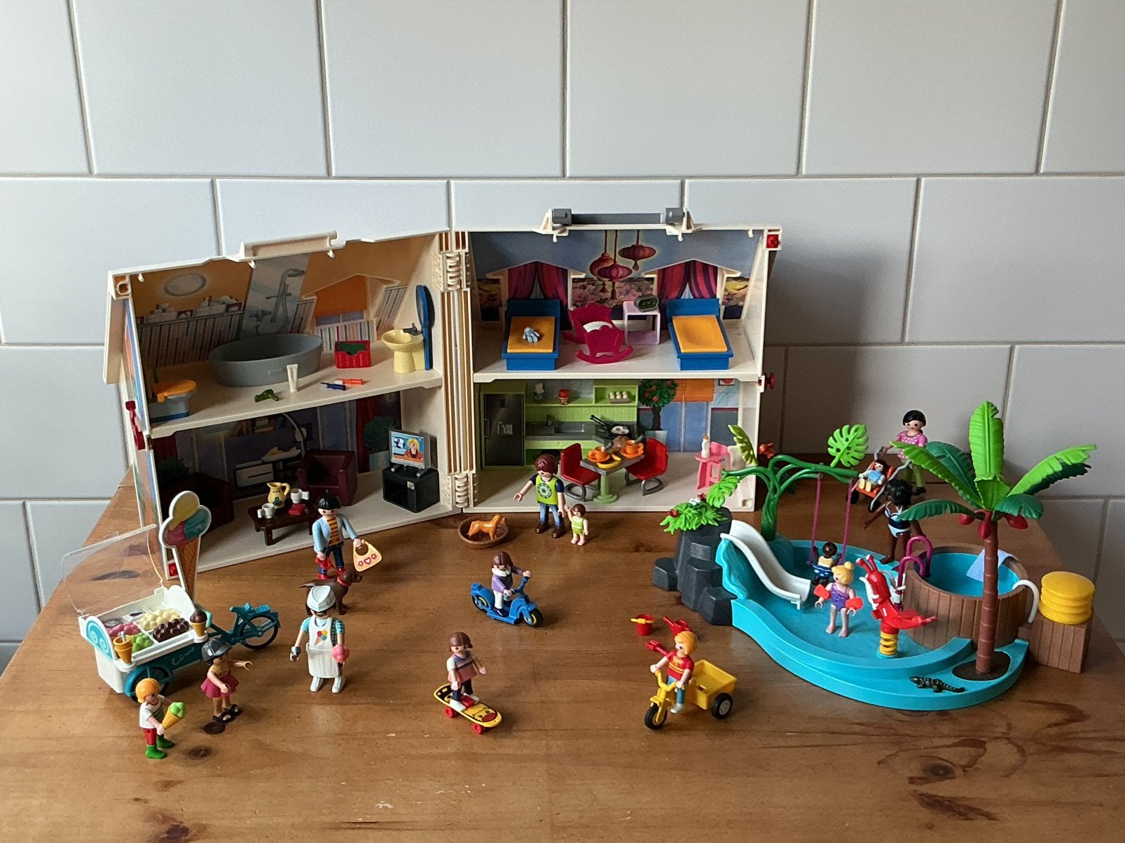 PLAYMOBIL UITGEBREID MEENEEM POPPENHUIS 🛝🪁 SUPER LEUK !!, Ophalen of Verzenden, Gebruikt