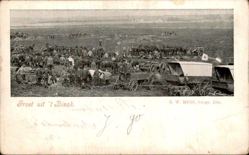 Ede - Bivak - Groet uit t Bivak, Ophalen of Verzenden, Voor 1920, Gelopen, Gelderland
