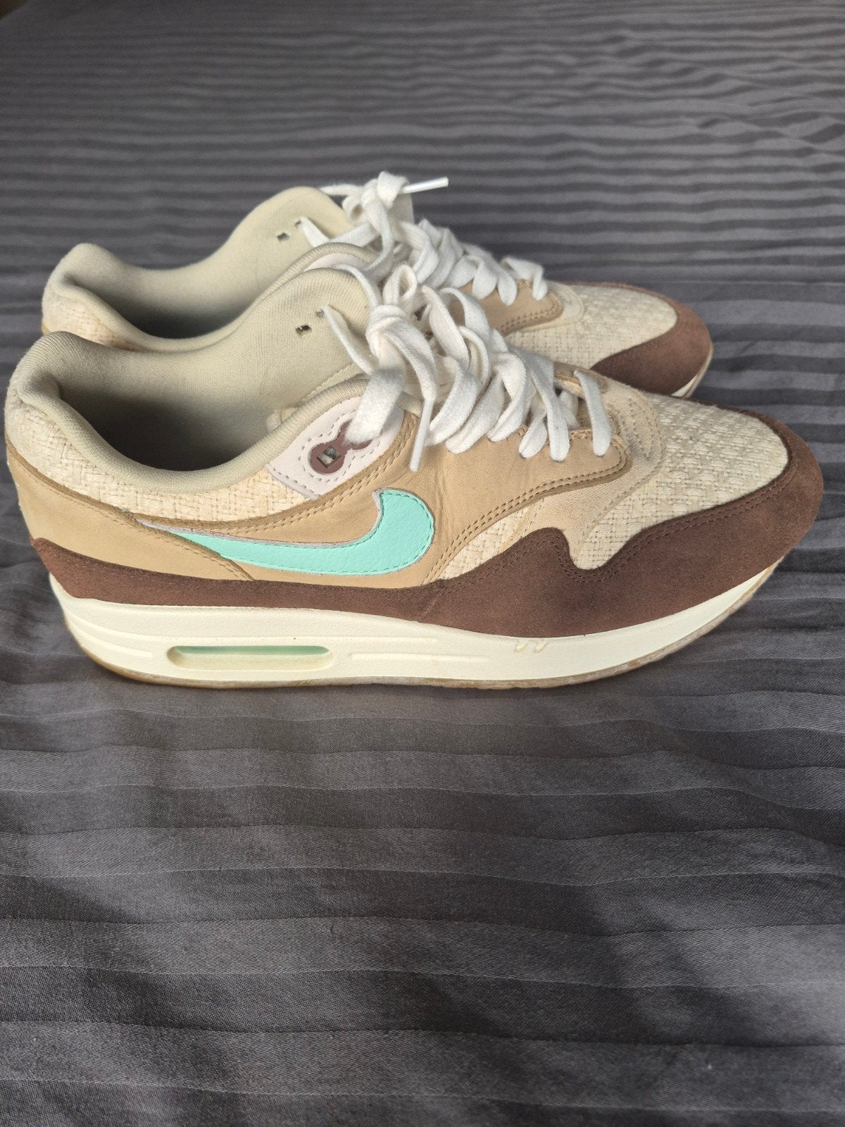Nike Air Max 1 Crepe Hemp - Maat 42, Kleding | Heren, Bruin, Nike, Ophalen of Verzenden, Sneakers of Gympen