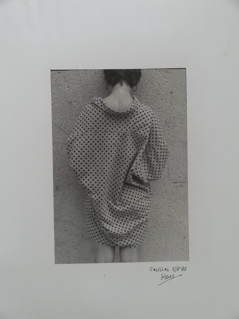 foto van een vrouw met polka dots kleding, Cazillac 1985, 1960 tot 1980, Gebruikt, Verzenden, Foto