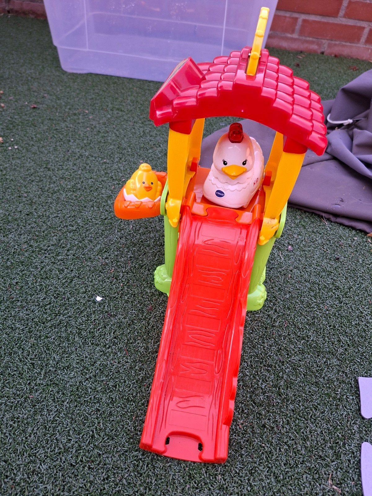 VTech Zoef Zoef Kippenhok met kip en kuiken, Ophalen of Verzenden, Gebruikt, Overige typen, Met geluid