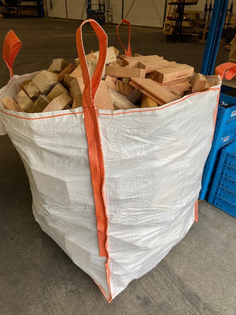 Stookhout, haardhout, kachelhout, GROTE VOLLE BIGBAG 1m3, Tuin en Terras, Minder dan 3 m³, Ophalen, Overige houtsoorten, Blokken