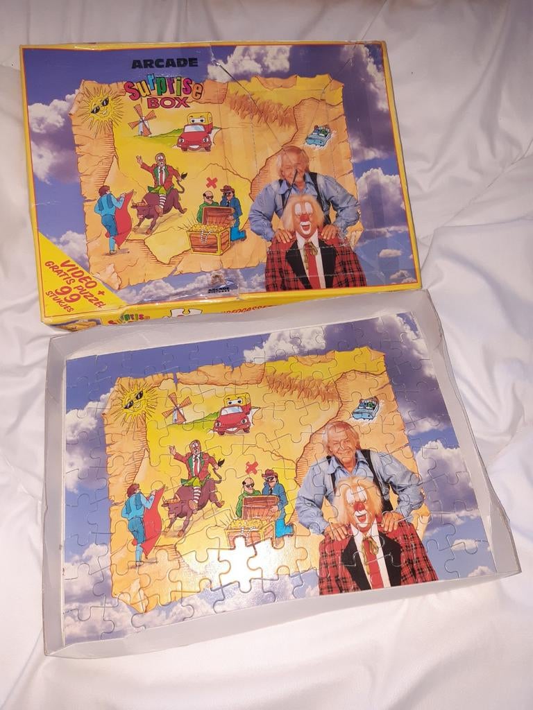 Bassie en Adriaan en het geheim van de sleutel puzzel, Ophalen of Verzenden, Meer dan 50 stukjes, 6 jaar of ouder