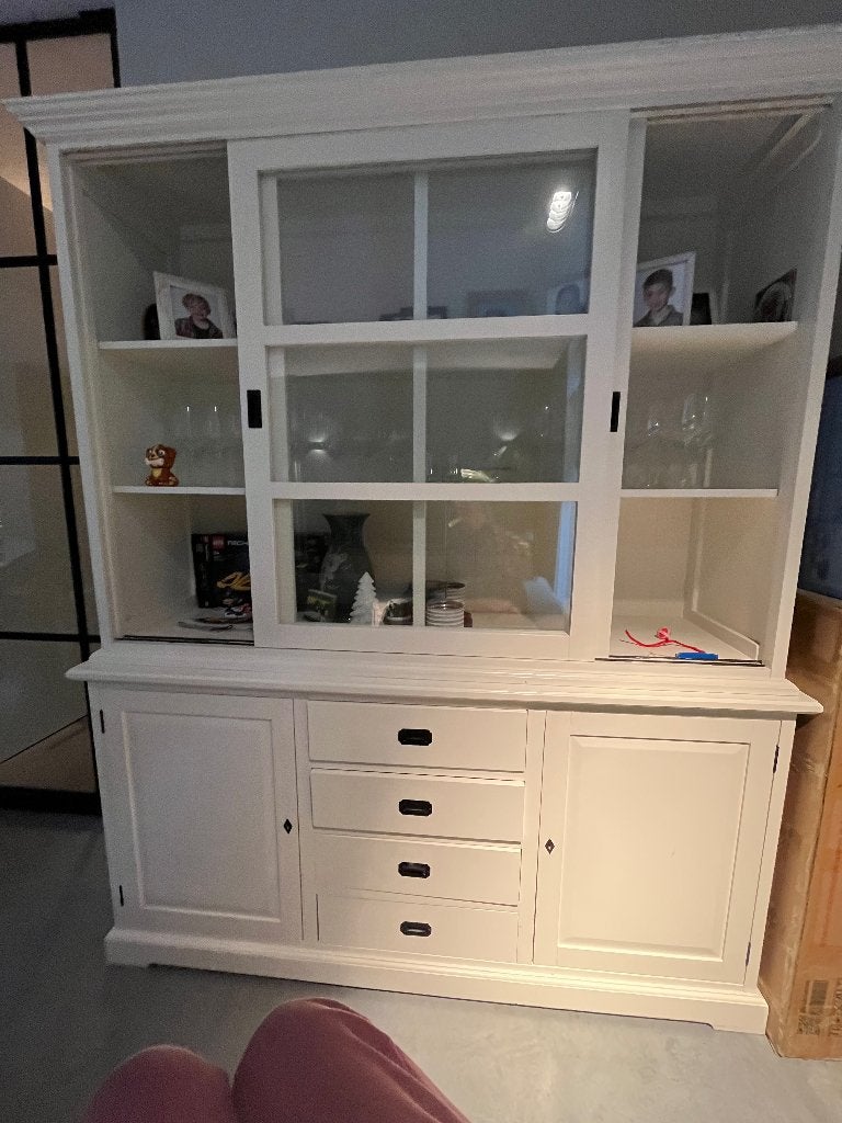 Servieskast, Huis en Inrichting, Kasten | Buffetkasten, Ophalen, Gebruikt, 150 tot 200 cm, 25 tot 50 cm