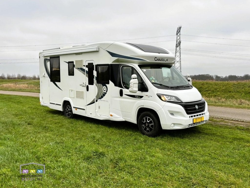 Chausson Limited Edition 728 EB | 2018 | Euro6 | 5-persoons, Caravans en Kamperen, Campers, Ringverwarming, Fiat, Luifel, Startonderbreker