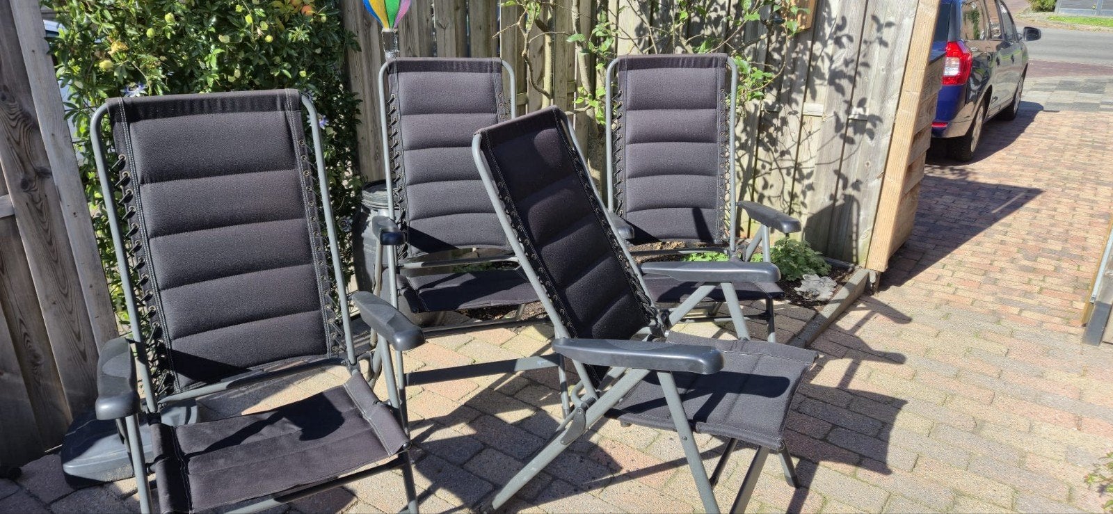 4 nette Kampa campingstoelen, Ophalen, Gebruikt, Campingstoel