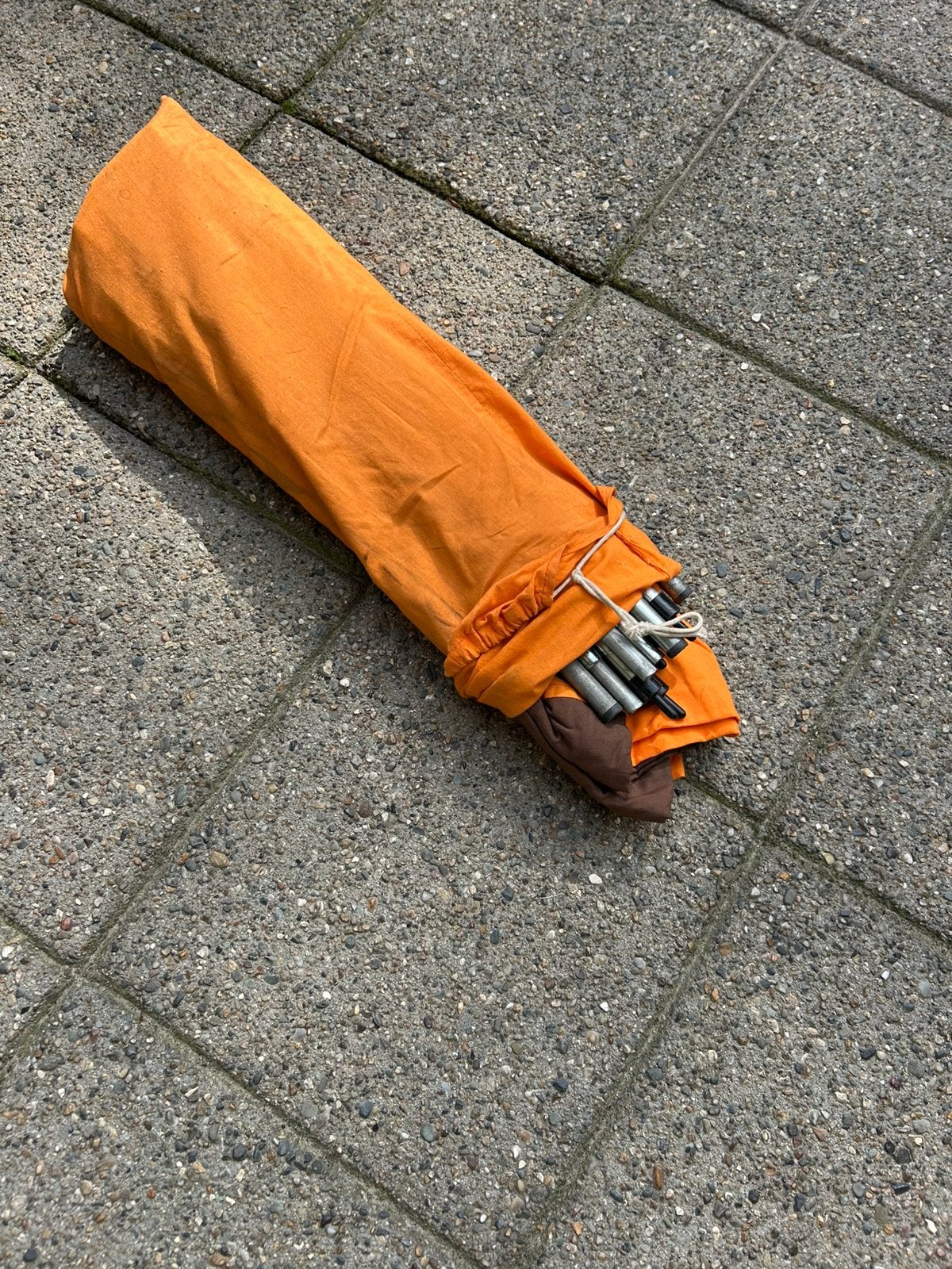 GRATIS Windscherm 4 m breed, Ophalen, Gebruikt